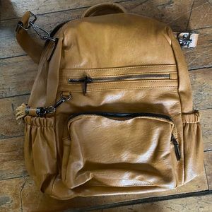 UTO Woman's Leather Backpack Purse